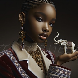 Crimson and Cream Women